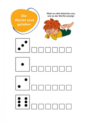 Lern-Spiel-Spaß mit Pumuckl - Mein Vorschulblock: Erste Zahlen - Mach dich fit für die Schule! Mit 40 Übungen und Rätsel ab 5 Jahren