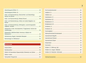Grundschulwissen griffbereit - Ausgabe 2026 für Grammatik, Rechtschreibung und Mathematik
