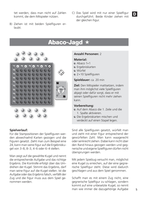 SCHUBI Abaco 1x1 Spiele - mit Abaco