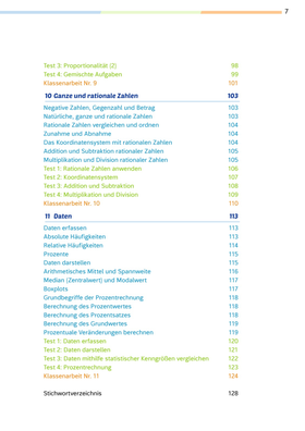 Fit für die Klassenarbeit - Gymnasium Neubearbeitung 2026 - Klassenarbeitstrainer Mathematik 6