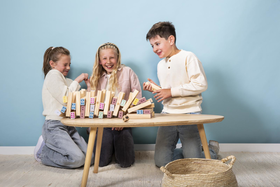 Giant Number Tower / Riesen Zahlenspiel-Turm - Würfle klug – halte den Turm im Gleichgewicht!