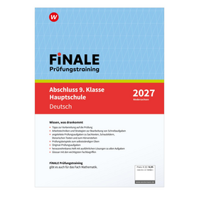 FiNALE Prüfungstraining Abschluss 9.Klasse Hauptschule Niedersachsen - Deutsch 2027 Arbeitsbuch mit Lösungsheft