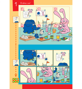 bambinoLÜK - Kindergarten/Vorschule - Konzentration mit Elefant und Hase
