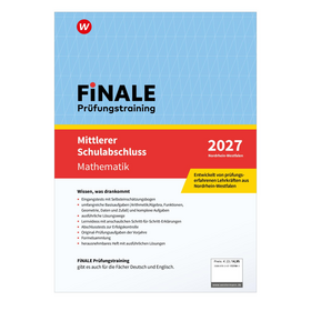 FiNALE - Prüfungstraining Mittlerer Schulabschluss Nordrhein-Westfalen - Mathematik 2027 Arbeitsbuch mit Lösungsheft und Lernvideos