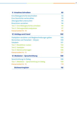 Fit für die Klassenarbeit - Gymnasium Neubearbeitung 2026 - Klassenarbeitstrainer Englisch 6