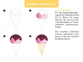 55 x Watercolor – Motiv-Sammlung: Kartenset für 5-Minuten-Aquarelle - 55 Karten mit einfache Aquarellmotiven zum Mitnehmen und Verschenken | Mit Booklet und Anleitungen | Pflanzen, Tiere und mehr malen