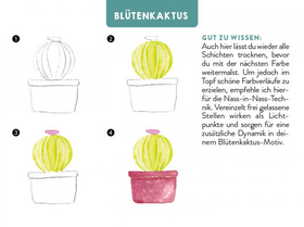 55 x Watercolor – Motiv-Sammlung: Kartenset für 5-Minuten-Aquarelle - 55 Karten mit einfache Aquarellmotiven zum Mitnehmen und Verschenken | Mit Booklet und Anleitungen | Pflanzen, Tiere und mehr malen