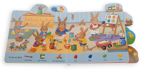 Suchbuch für kleine Entdecker. Wo die Osterhasen wohnen - Erster Suchspaß und Bildwörterbuch ab 18 Monaten. Ostern. Selbstständige Beschäftigung. Kleinkind. Geschenk