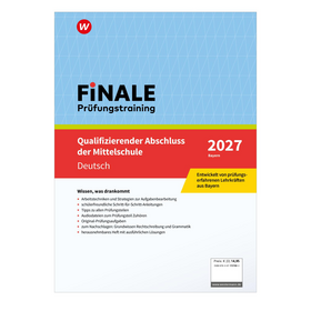 FiNALE Prüfungstraining Qualifizierender Abschluss Mittelschule Bayern - Deutsch 2027 Arbeitsbuch mit Lösungsheft