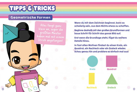 55 x Zeichnen – Kawaii: Dein Kartenset - 55 Karten mit Step by Step Anleitungen zu süßen Motiven | Zum Mitnehmen und Verschenken | Mit lustigen und motivierenden Sprüchen | Tipps und Tricks im Booklet