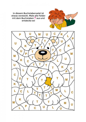 Lern-Spiel-Spaß mit Pumuckl - Mein Vorschulblock: Erste Buchstaben - Mach dich fit für die Schule! Mit 40 Übungen und Rätsel ab 5 Jahren