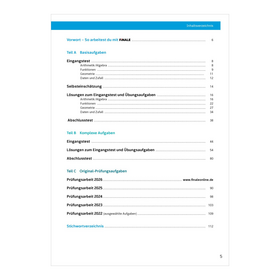 FiNALE - Prüfungstraining Mittlerer Schulabschluss Nordrhein-Westfalen - Mathematik 2027 Arbeitsbuch mit Lösungsheft und Lernvideos