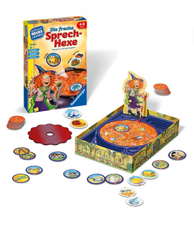 Die freche Sprech-Hexe - Kinderspiel ab 4 Jahre - Hör gut zu und sprich genau