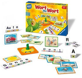 Wort für Wort - Kinderspiel ab 6 Jahre - Wörter lesen, schreiben und buchstabieren