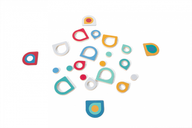 3 Shape Memo / Formen Memo - Memo trifft Puzzle – wer vervollständigt die Karte zuerst?