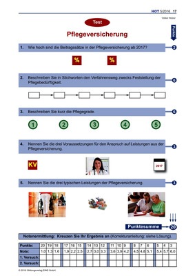 Test Pflegeversicherung Test Verlage Der Westermann Gruppe