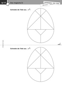 Produktabbildung zu Themenwelt der Zahl: Das magische Ei - Kopiervorlage - Monatsspecial März 2018