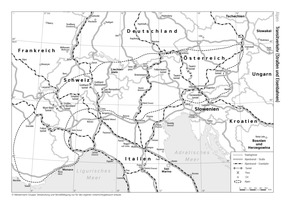 Produktabbildung zu Alpen - Transitverkehr (Straßen und Eisenbahnen)