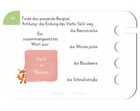 Beispielkarte «Zusammengesetzte Wörter» 2