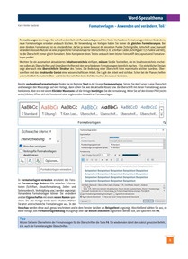 Produktabbildung zu Formatvorlagen - Anwenden und verändern - Ausgabe 11/2026
