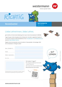 Produktabbildung zu RiCHTiG Bestellzettel