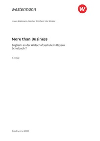 Probeseiten More than Business - Englisch an der Wirtschaftsschule in Bayern - Schulbuch 7, 3. Auflage 2026