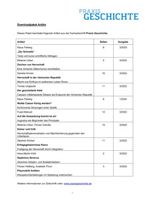 Produktabbildung zu Downloadpaket Antike - Materialien für die Klassenstufen 5 bis 13