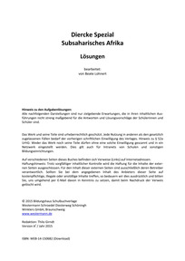 Produktabbildung zu Online-Lösungen Subsaharisches Afrika