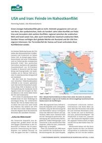 Produktabbildung zu USA und Iran: Feinde im Nahostkonflikt - Datenblatt April 2026
