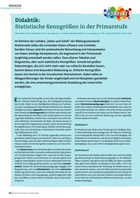 Produktabbildung zu Didaktik - Statistische Kenngrößen in der Primarstufe