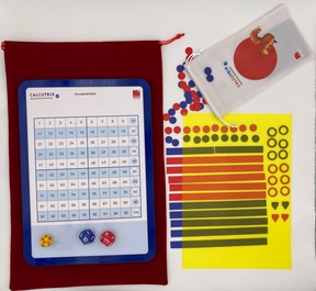 Calcutrix 100: Inhalt mit Folie