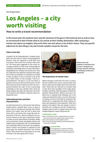 Produktabbildung zu Los Angeles - a city worth visiting - How to write a travel recommendation