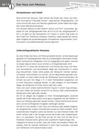 Produktabbildung zu Themenwelt der Zahl: Haus vom Nikolaus - Kommentar - Monatsspecial November 2018