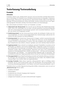 Produktabbildung zu Texterfassung/Textverarbeitung - Protokolle, Neufassung DIN 5008 ?   Ausblick