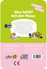 Was fehlt mit der Maus 5-6+. Rückseite