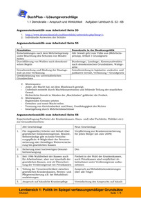 Produktabbildung zu Lösungsvorschläge: "Argumentationshilfen zu Aufgaben" - Lehrbuchseiten 53-68 - Autorin: Sabine Adolph, 5 Seiten (09/09).