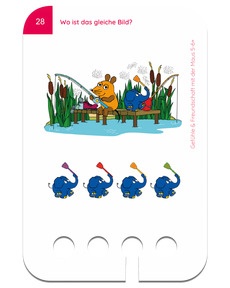 Freundschaft und Gefühle mit der Maus 5-6+. Beispielkarte Angeln