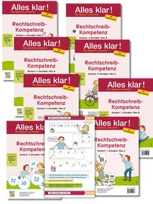 Startchancen-Paket DEUTSCH Rechtschreibung: Alles klar!-Lernkarteien mit Folie und Zauberstift