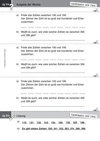 Produktabbildung zu Themenwelt der Zahl: Aufgabe der Woche 48/2015 - Zahlen und Operationen: Zahleigenschaften (Stellenwerte - Klasse 3/4)