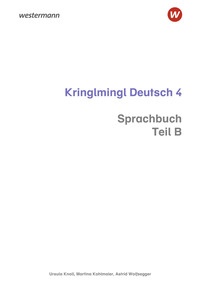 Kringlmingl Deutsch 4, Sprachbuch Teil B, Musterseiten