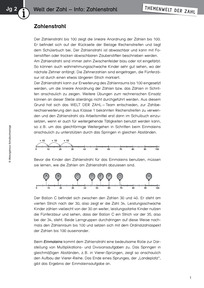 Produktabbildung zu Welt der Zahl - Info: Zahlenstrahl (Klasse 2) - Fachaufsätze