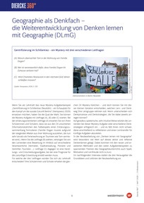 Produktabbildung zu Geographie als Denkfach - die Weiterentwicklung von Denken lernen mit Geographie - Diercke 360° - Heft 1/2026