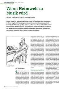 Produktabbildung zu Wenn Heimweh zu Musik wird - Musik als Form friedlichen Protests