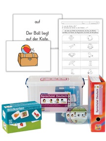 Startchancen-Paket DEUTSCH GWS: Box "Lernziel Deutsch" mit Bild- und Wortkarten, Unterrichtsordner, Audios ...