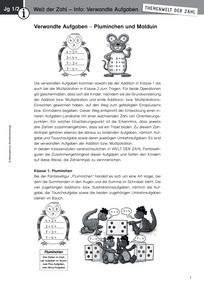 Produktabbildung zu Welt der Zahl - Info: Verwandte Aufgaben (Klassen 1/2) - Fachaufsätze