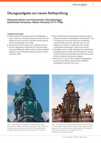 Produktabbildung zu Maria Theresia - Arbeitsblatt zur Maturavorbereitung
