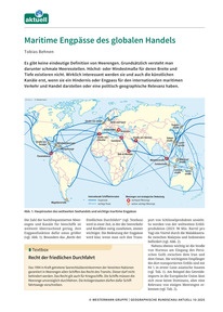 Produktabbildung zu Maritime Engpässe des globalen Handels - Datenblatt Dezember 2025