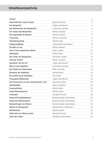 Inhaltsverzeichnis zu «Globi fragt: Warum färbt Wasser Molche bunt?»