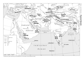Produktabbildung zu West und Südasien - Physische Übersicht