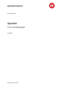 Probeseiten Sprache in der Sozialpädagogik - Schulbuch, 6. Auflage 2026